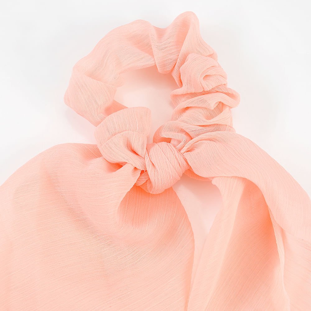 Elastic de par roz cu panglici lungi - 1 | YEO