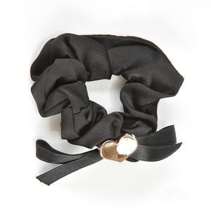 Elastic de par negru cu inima aurie