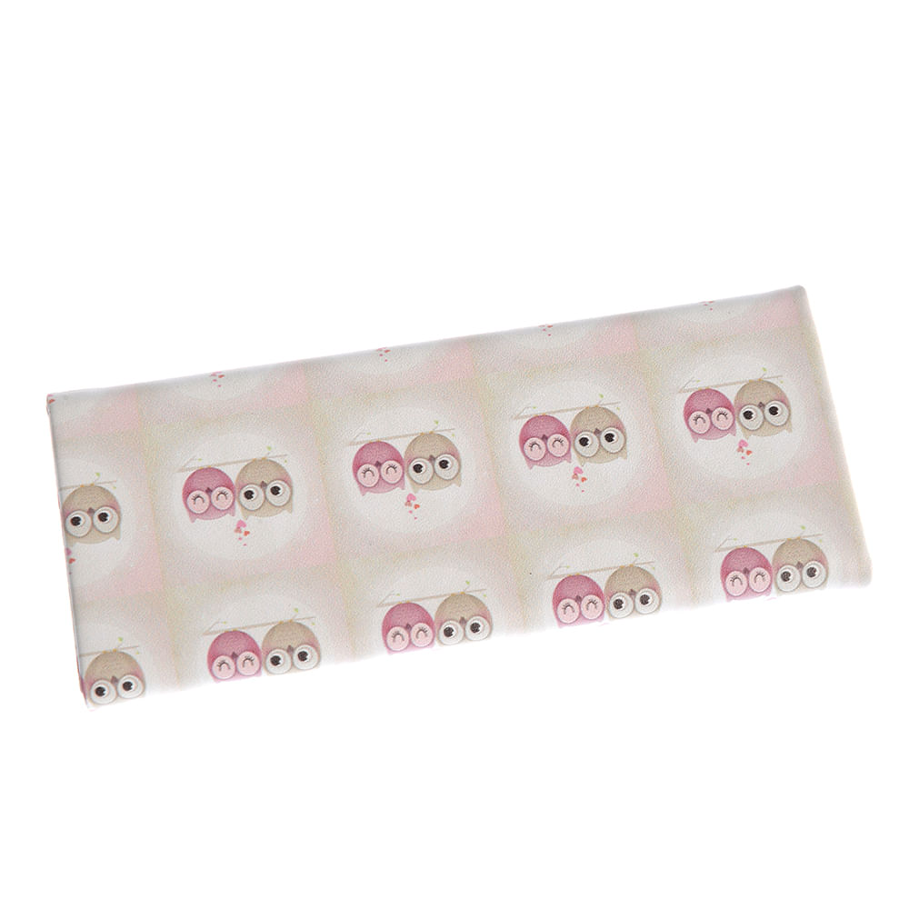 Etui roz cu 2 bufnite indragostite - 4 | YEO