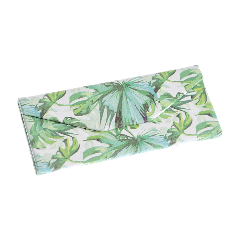Etui de ochelari cu frunze verzi - 1 | YEO
