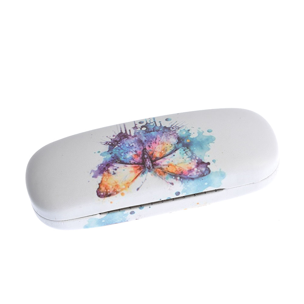 Etui ochelari alb cu fluture - 3 | YEO