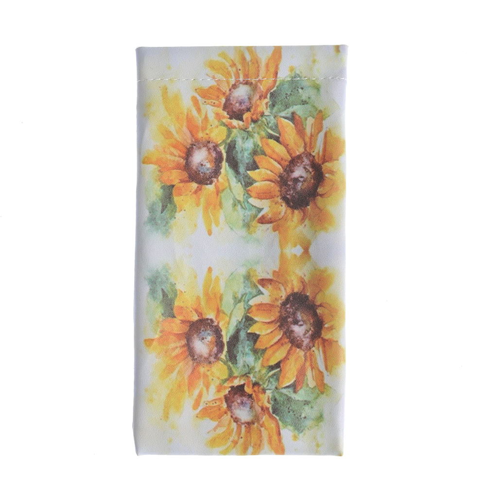 Etui ochelari cu floarea soarelui