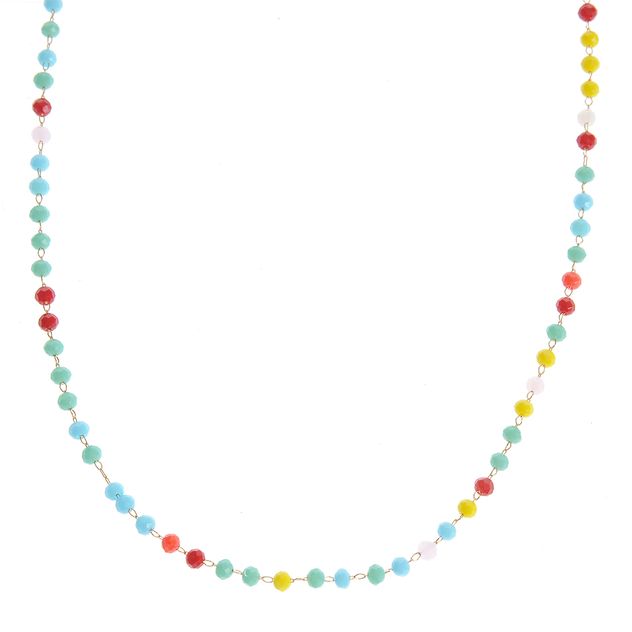 Snur de ochelari cu margele multicolore