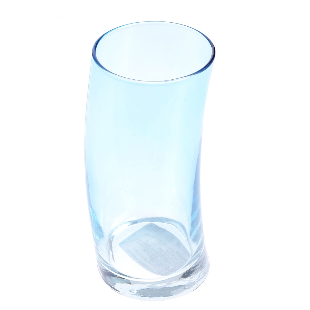 Pahar albastru din sticla 435 ml - 2 | YEO