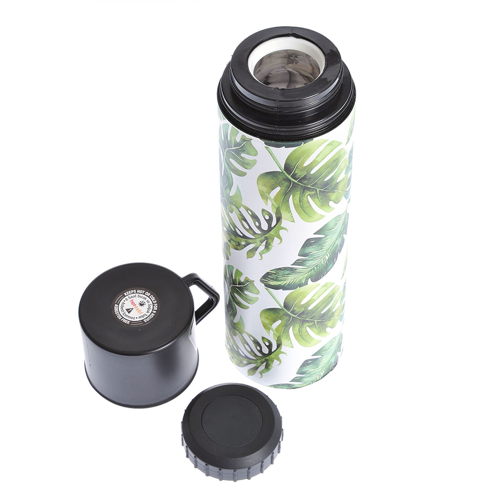 Termos cu frunze verzi 410 ml - 1 | YEO