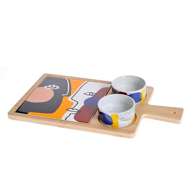 Set pentru aperitive cu 3 piese