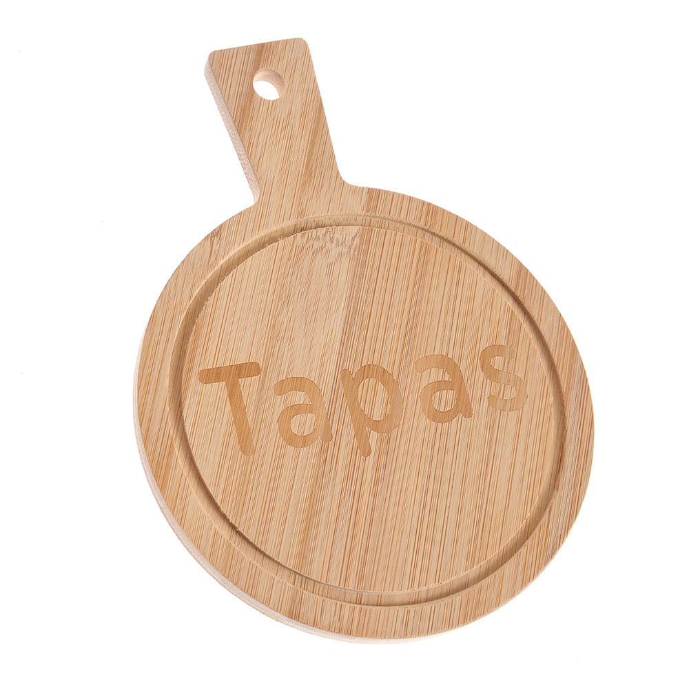 Platou rotund din bambus pentru tapas - 2 | YEO