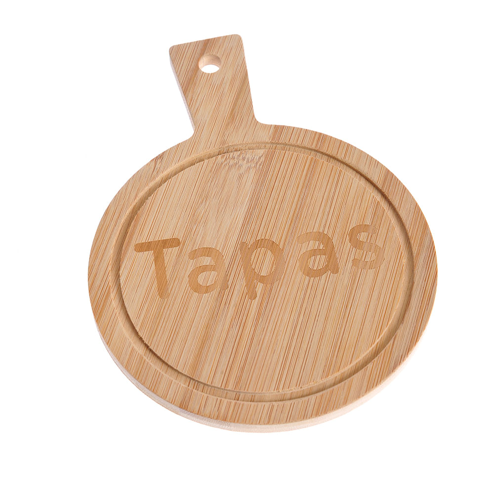 Platou rotund din bambus pentru tapas - 3 | YEO