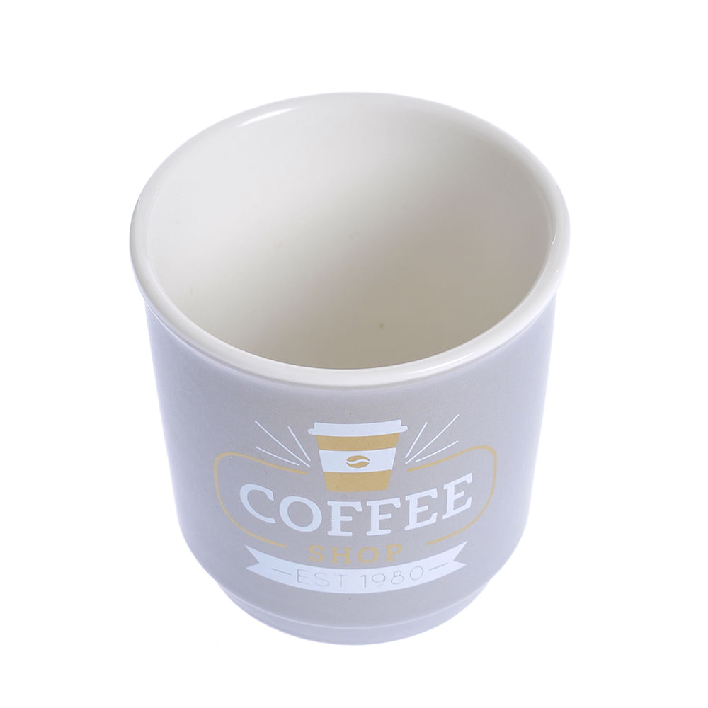 Cana gri pentru cafea 90 ml - 3 | YEO