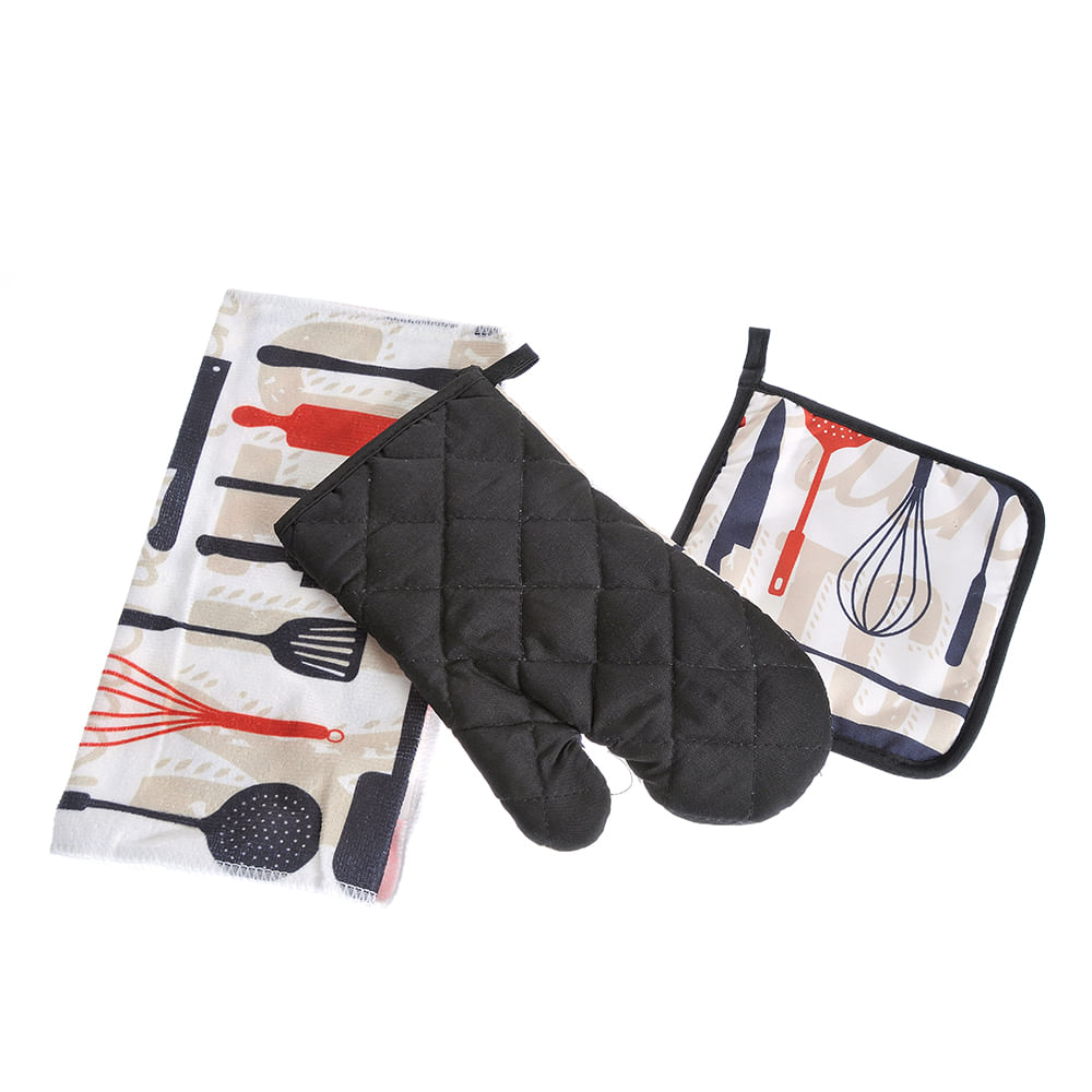 Set 3 accesorii textile pentru bucatarie - 2 | YEO