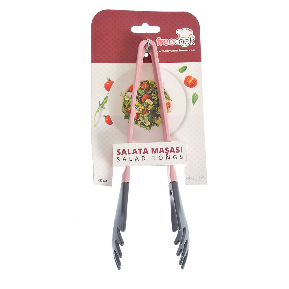 Ustensila roz pentru salata - 4 | YEO