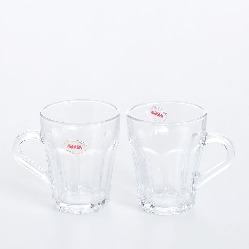 Set 2 cani din sticla 270 ml - 1 | YEO