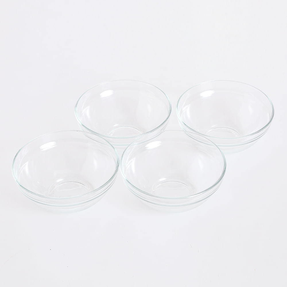 Set 4 boluri din sticla 12 cm - 1 | YEO