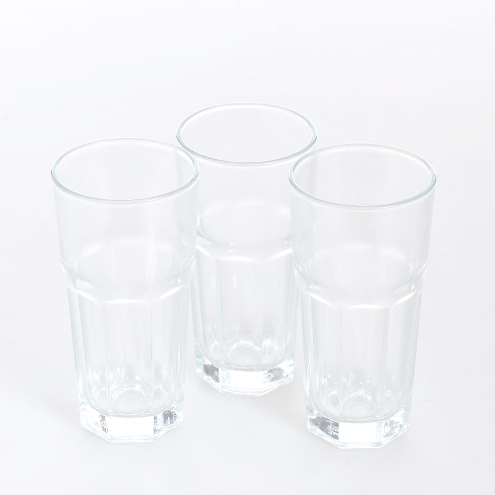 Set 3 pahare din sticla 300 ml - 3 | YEO