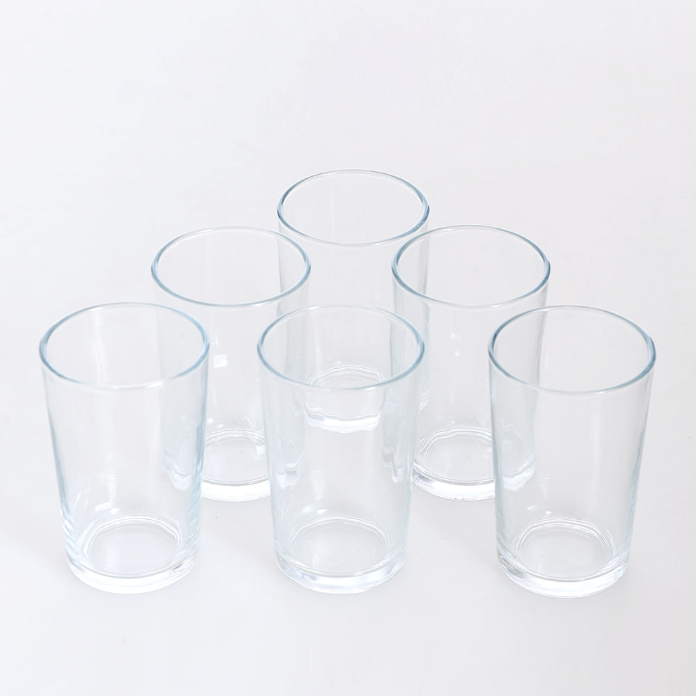 Set 6 pahare din sticla 215 ml - 1 | YEO