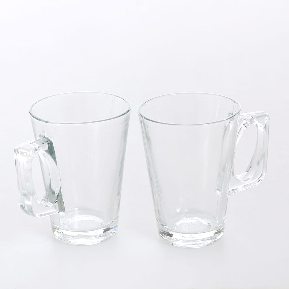 Set 2 cani din sticla 250 ml - 3 | YEO