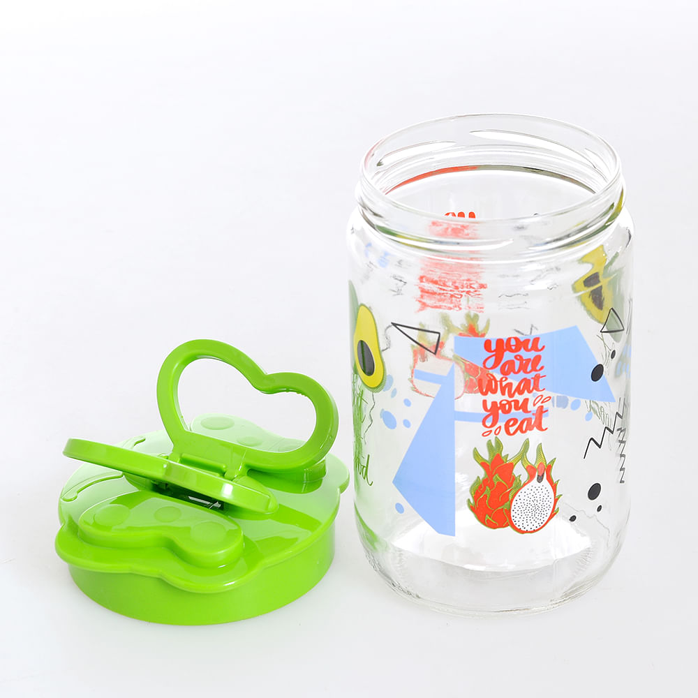Borcan cu capac verde 660 ml - 2 | YEO