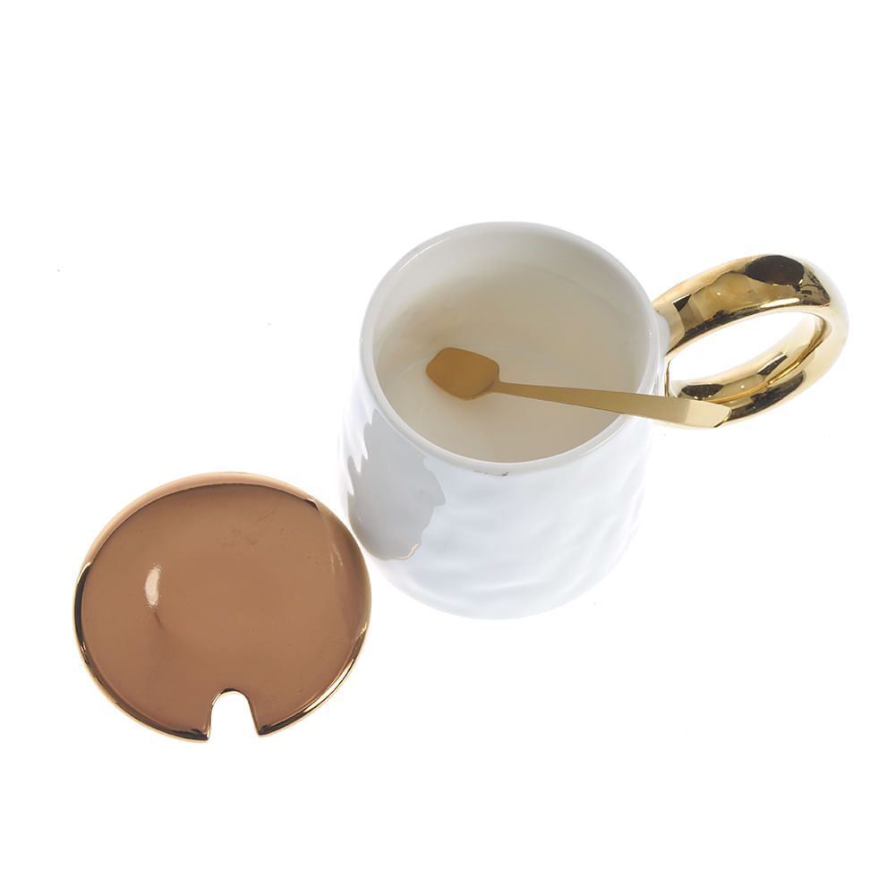 Cana alba cu lingurita 380 ml - 2 | YEO