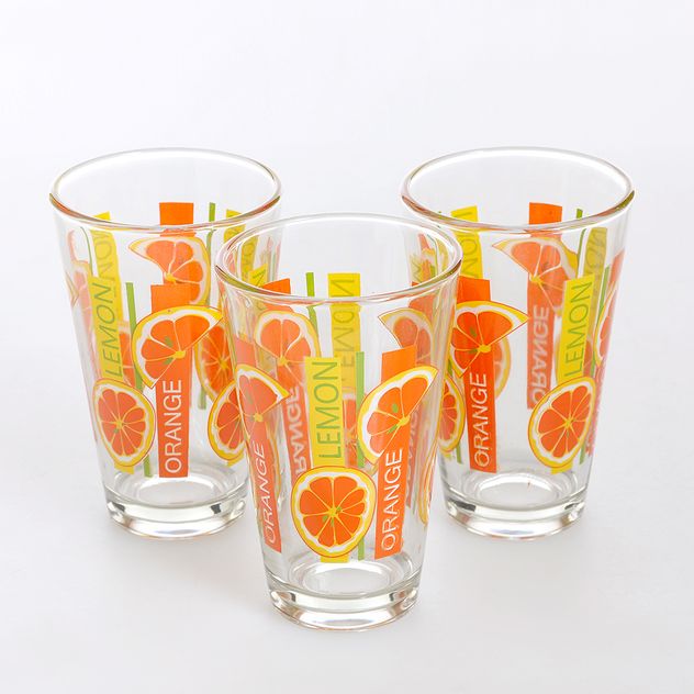 Set 3 pahare pentru limonada