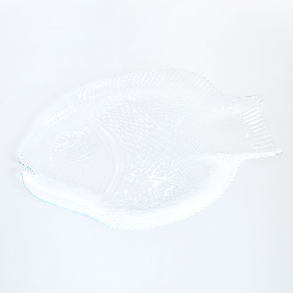 Platou din sticla in forma de peste - 1 | YEO