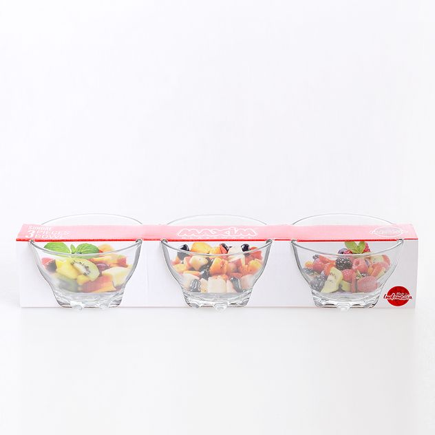 Set 3 cupe pentru fructe