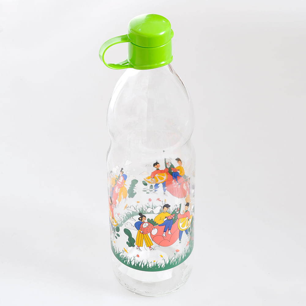 Sticla cu capac verde 1 l - 2 | YEO