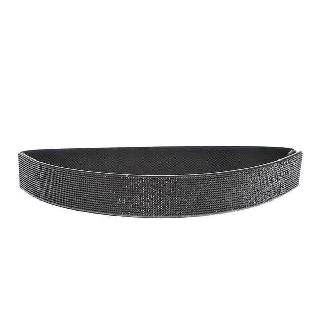 Curea elastica cu pietre negre