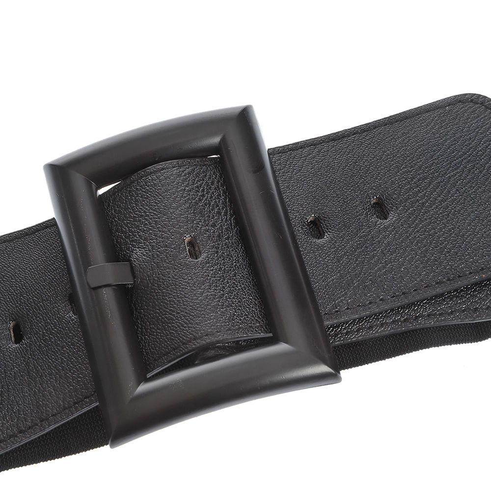 Curea neagra elastica cu catarama - 1 | YEO