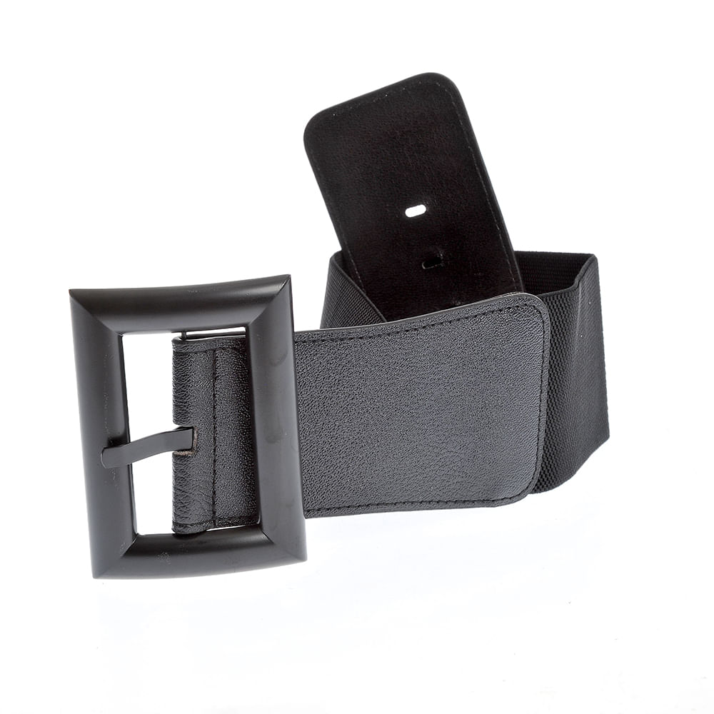 Curea neagra elastica cu catarama - 3 | YEO