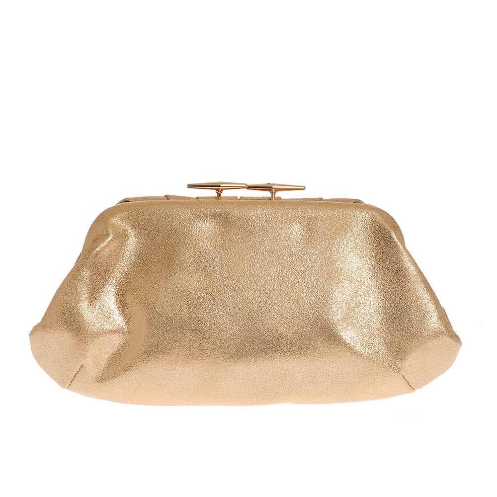 Clutch auriu cu bareta din lant - 2 | YEO