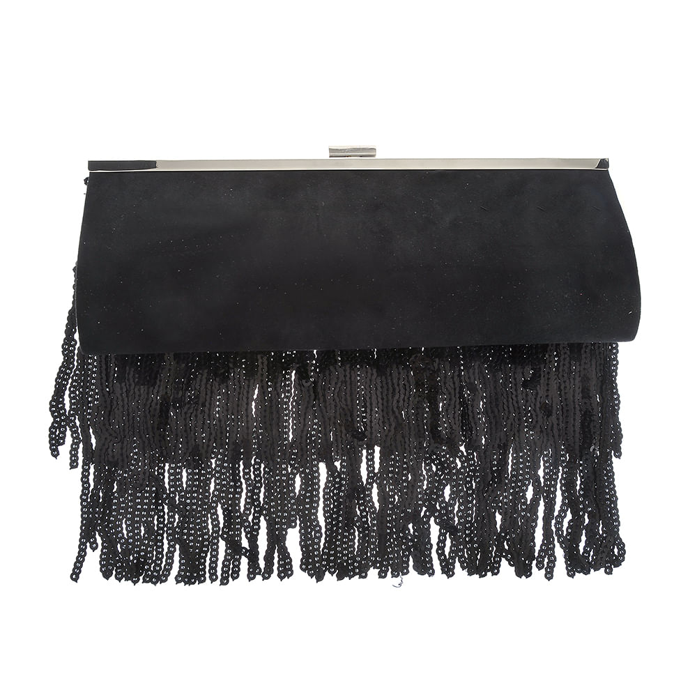 Geanta plic cu paiete negre - 3 | YEO