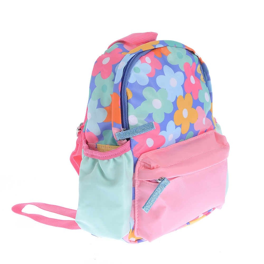 Rucsac multicolor cu flori - 1 | YEO