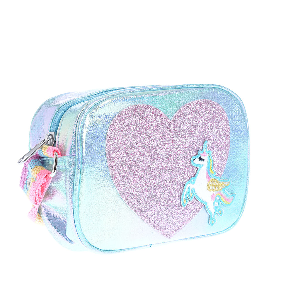 Geanta verde cu unicorn - 1 | YEO