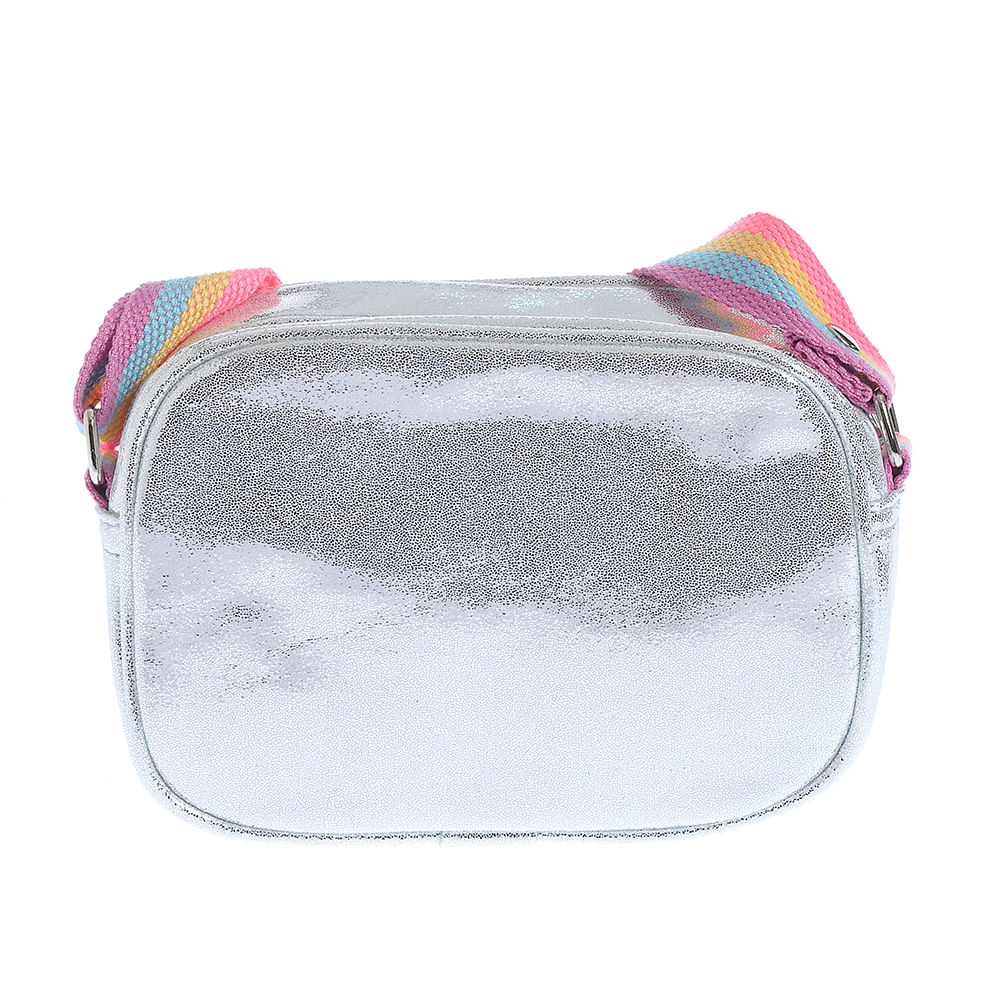 Geanta argintie cu unicorn - 3 | YEO