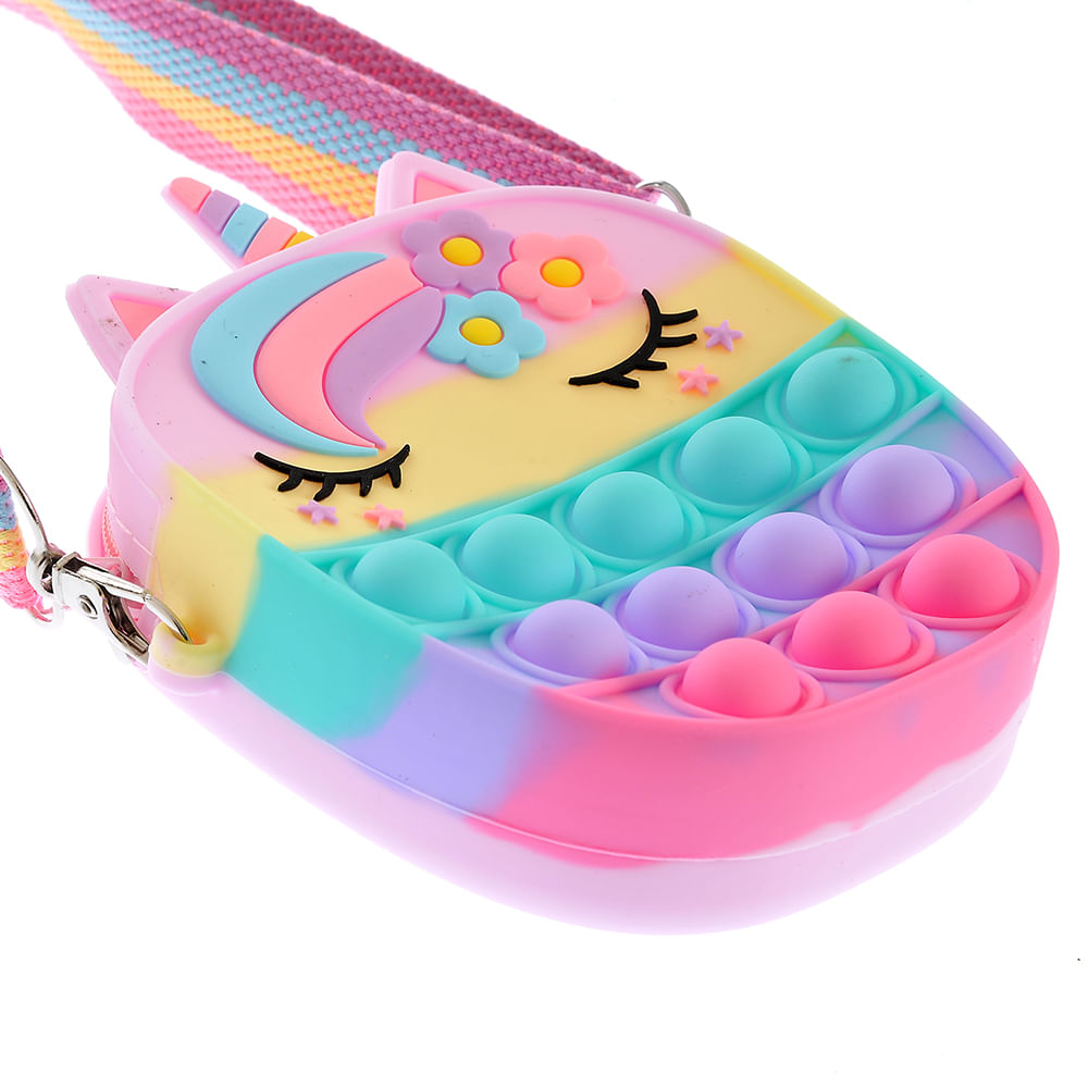 Geanta roz cu unicorn - 2 | YEO