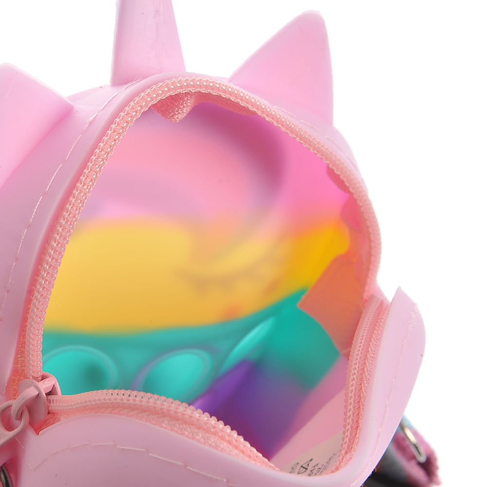 Geanta roz cu unicorn - 4 | YEO