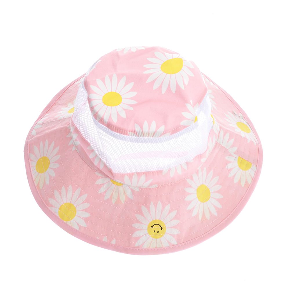 Palarie roz cu flori - 1 | YEO