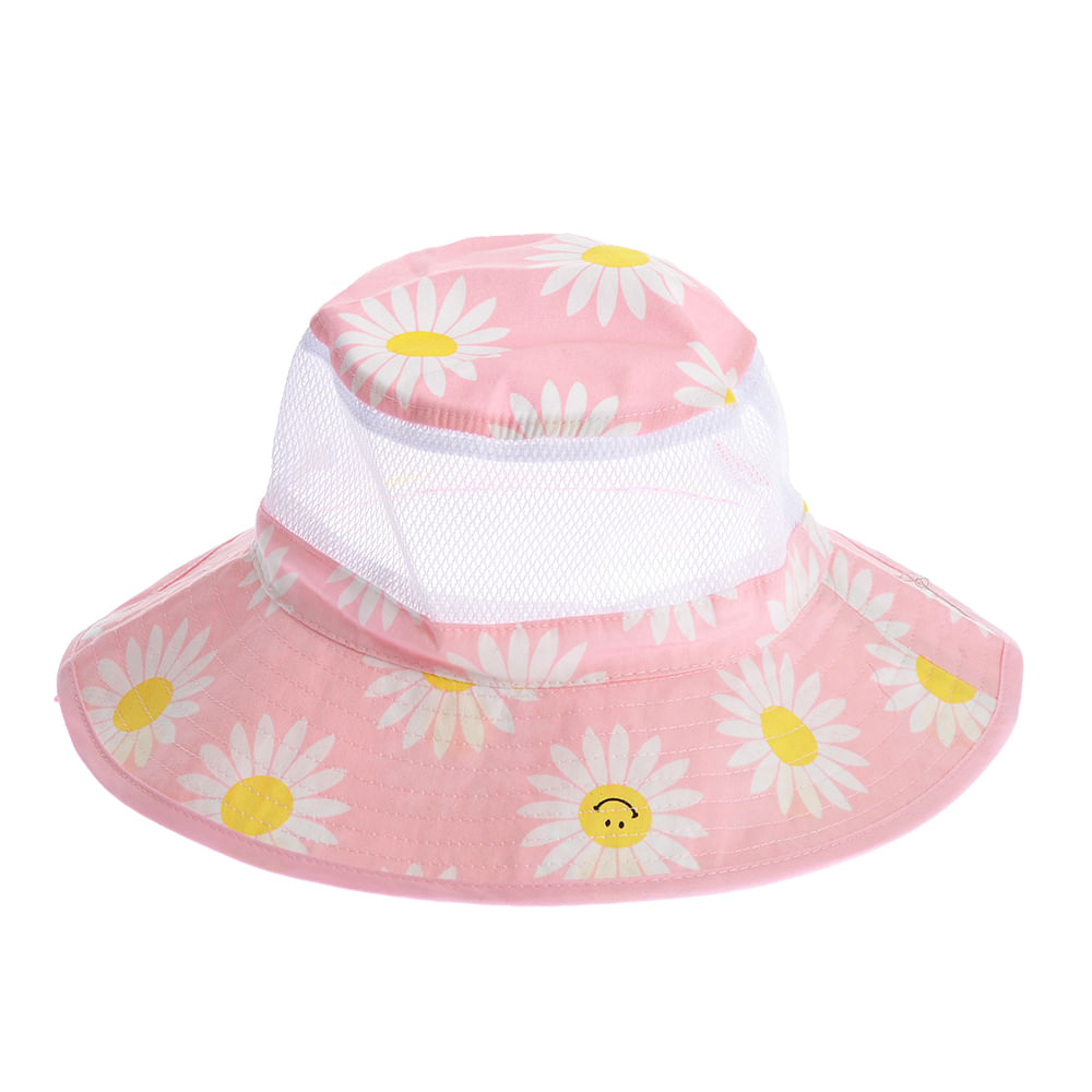 Palarie roz cu flori - 3 | YEO