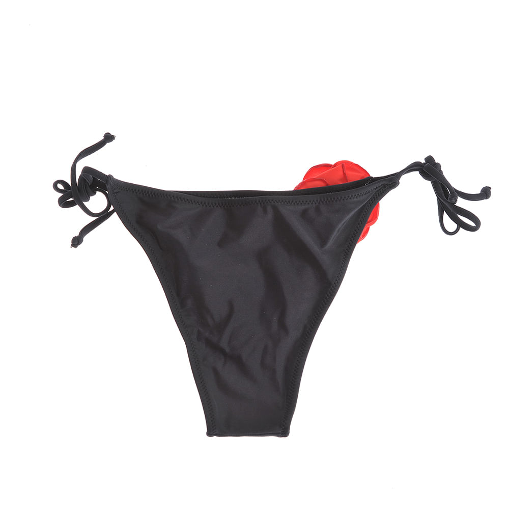 Slip de baie cu trandafir rosu - 2 | YEO