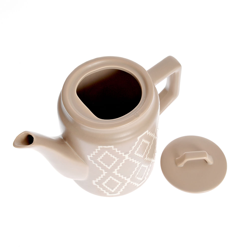 Ceainic maro portelan 1300 ml - 2 | YEO