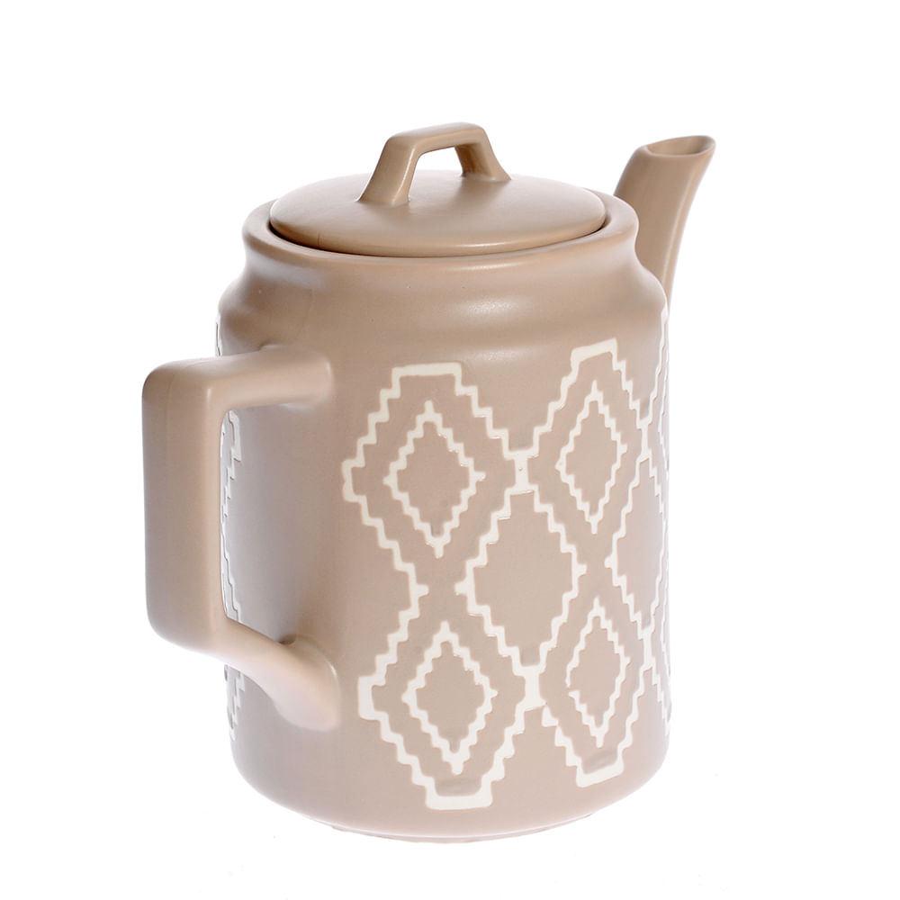 Ceainic maro portelan 1300 ml - 3 | YEO