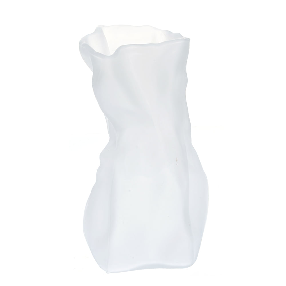 Vaza sticla alba 22 cm - 3 | YEO