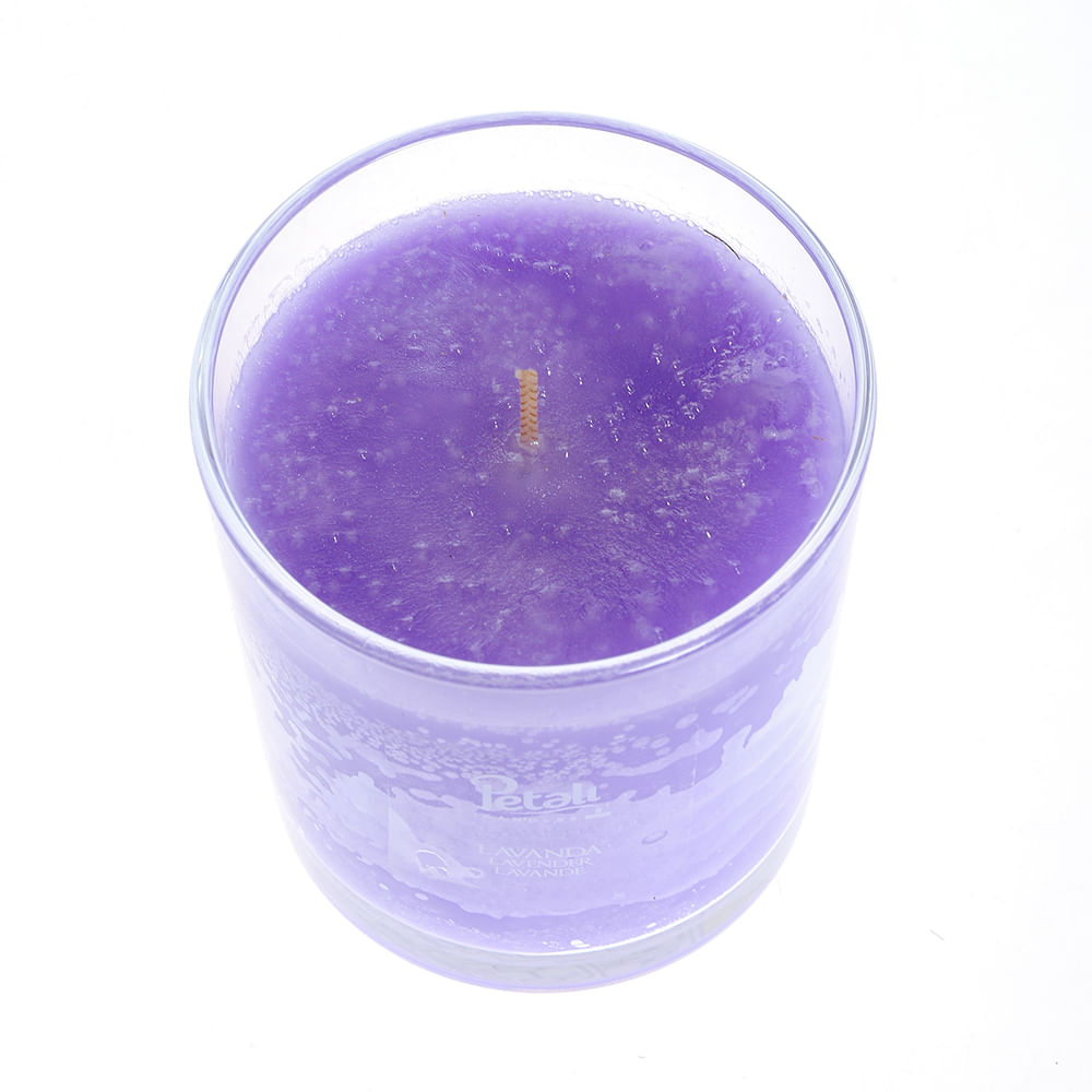 Lumanare parfumata in pahar cu lavanda - 3 | YEO