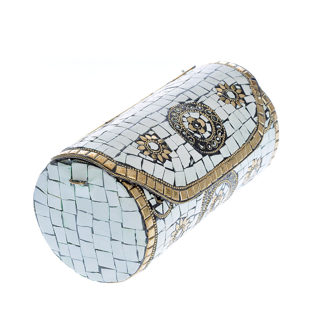 Geanta plic aurie din metal - 3 | YEO
