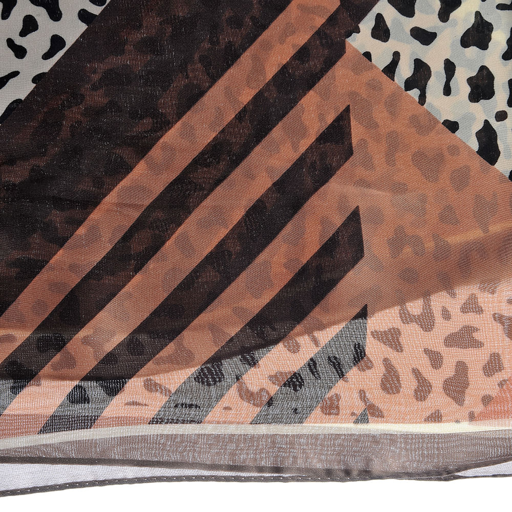 Esarfa cu model animal print 70x70 cm - 1 | YEO