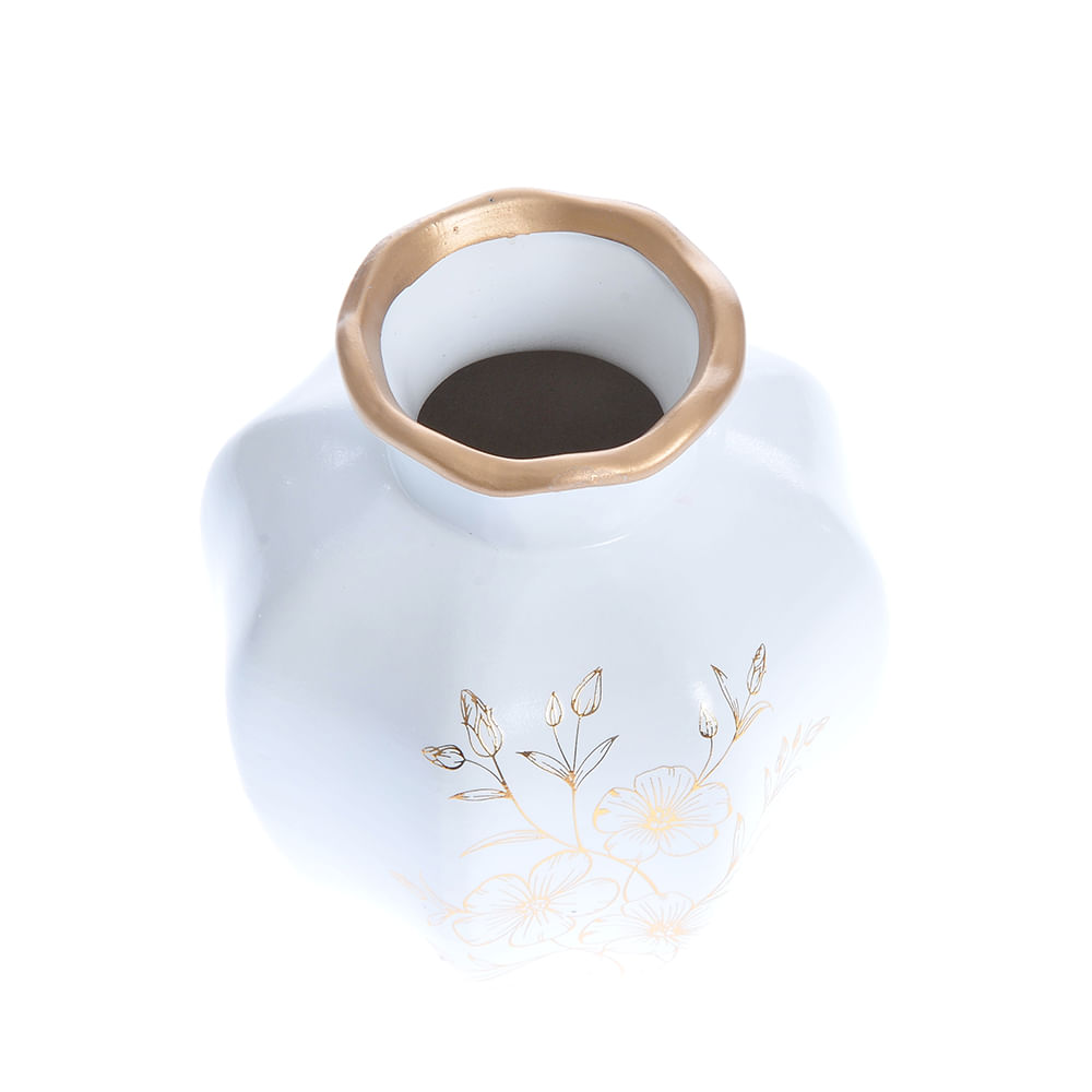 Vaza din ceramica cu flori - 1 | YEO