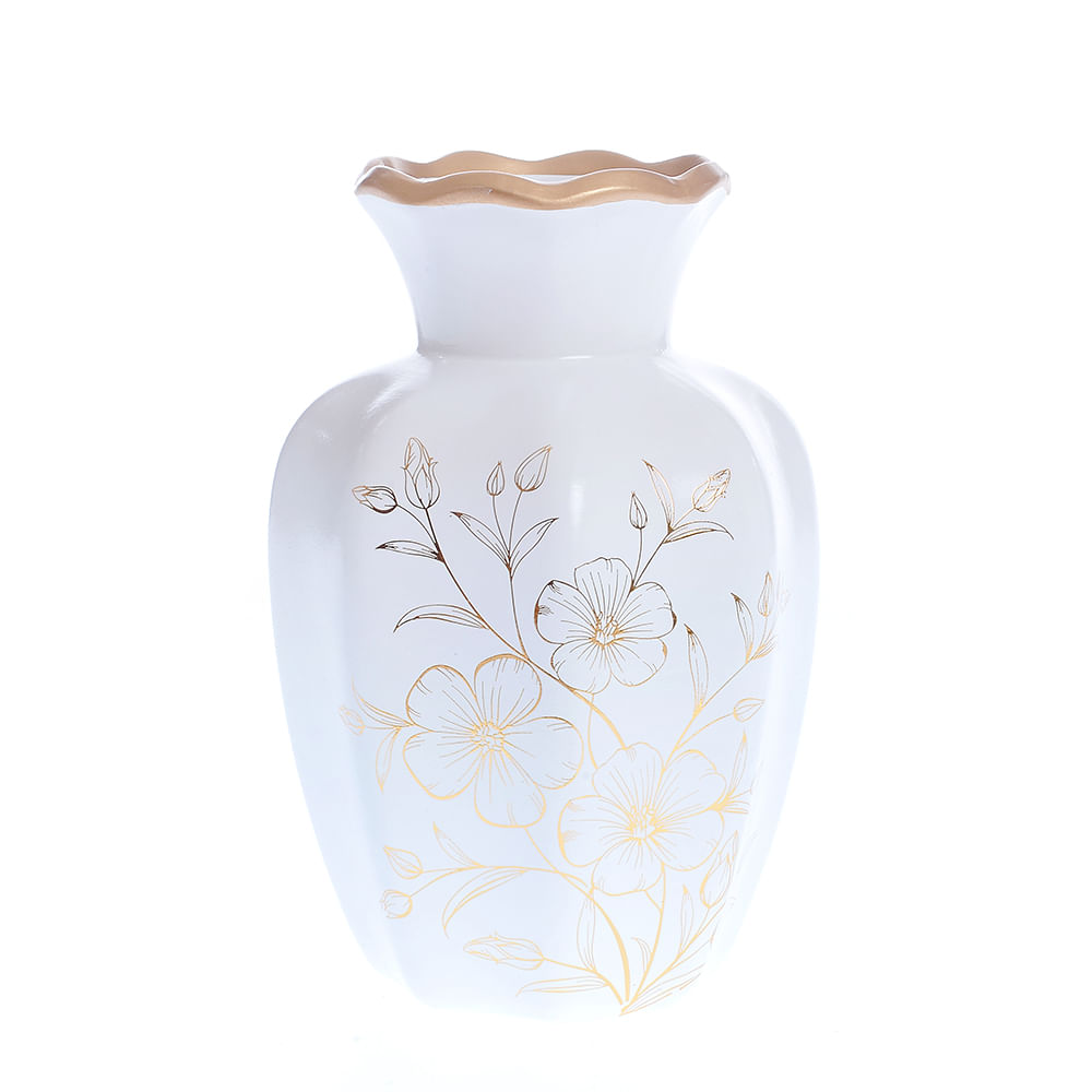 Vaza din ceramica cu flori 17 cm - 2 | YEO