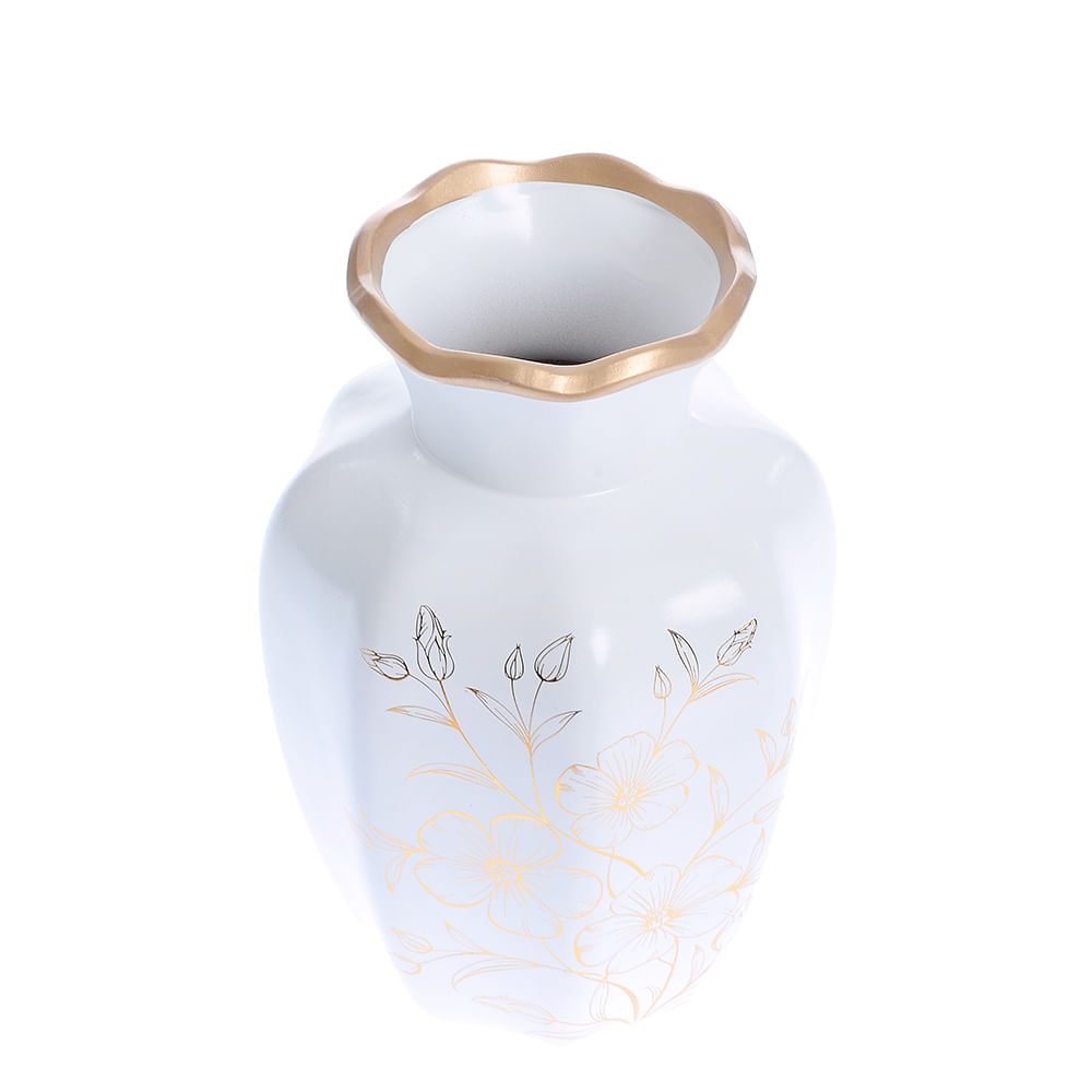 Vaza din ceramica cu flori 17 cm - 3 | YEO