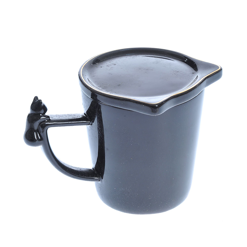Cana neagra cu capac pisica - 4 | YEO
