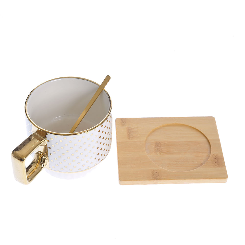 Cana din ceramica cu buline - 2 | YEO